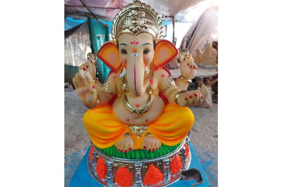 Shadu Mati Ganpati Murti from Bhumi Kala Kendra