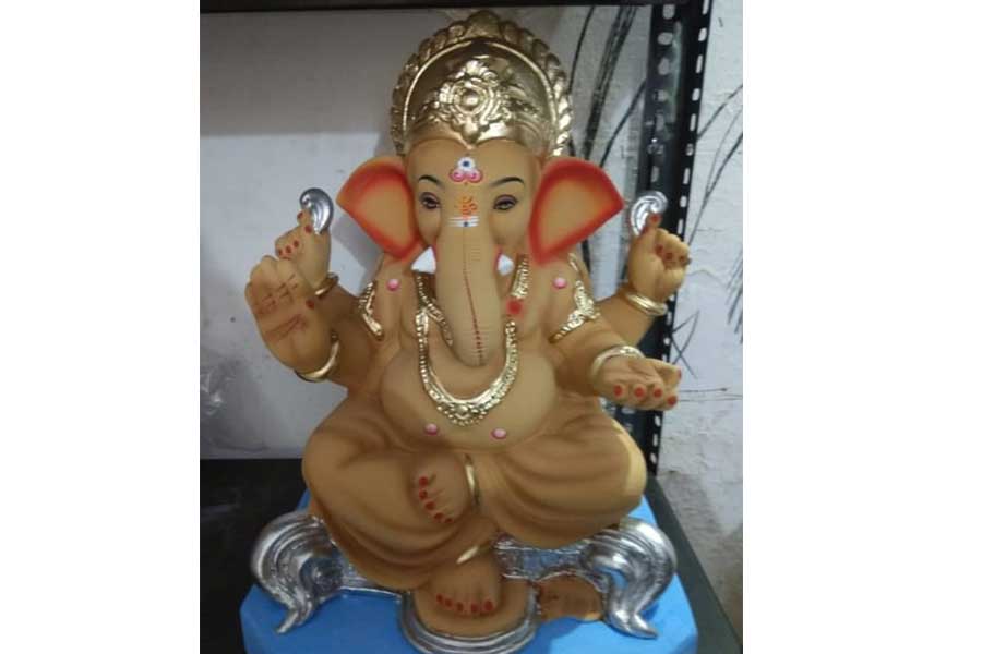 Shadu Mati Ganpati Murti photograph 18