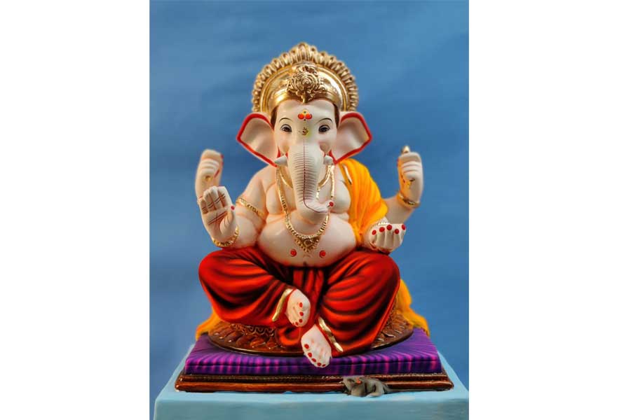Shadu Mati Ganpati Murti photograph 33