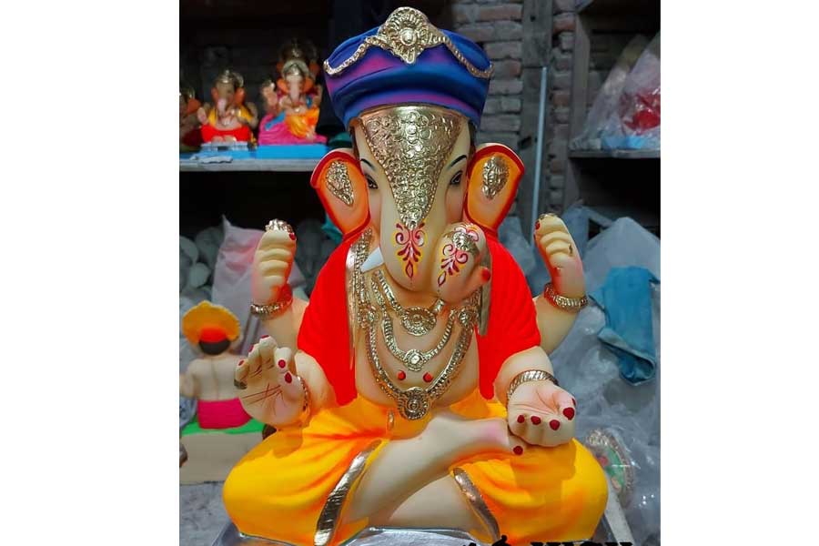 Shadu Mati Ganpati Murti photograph 36